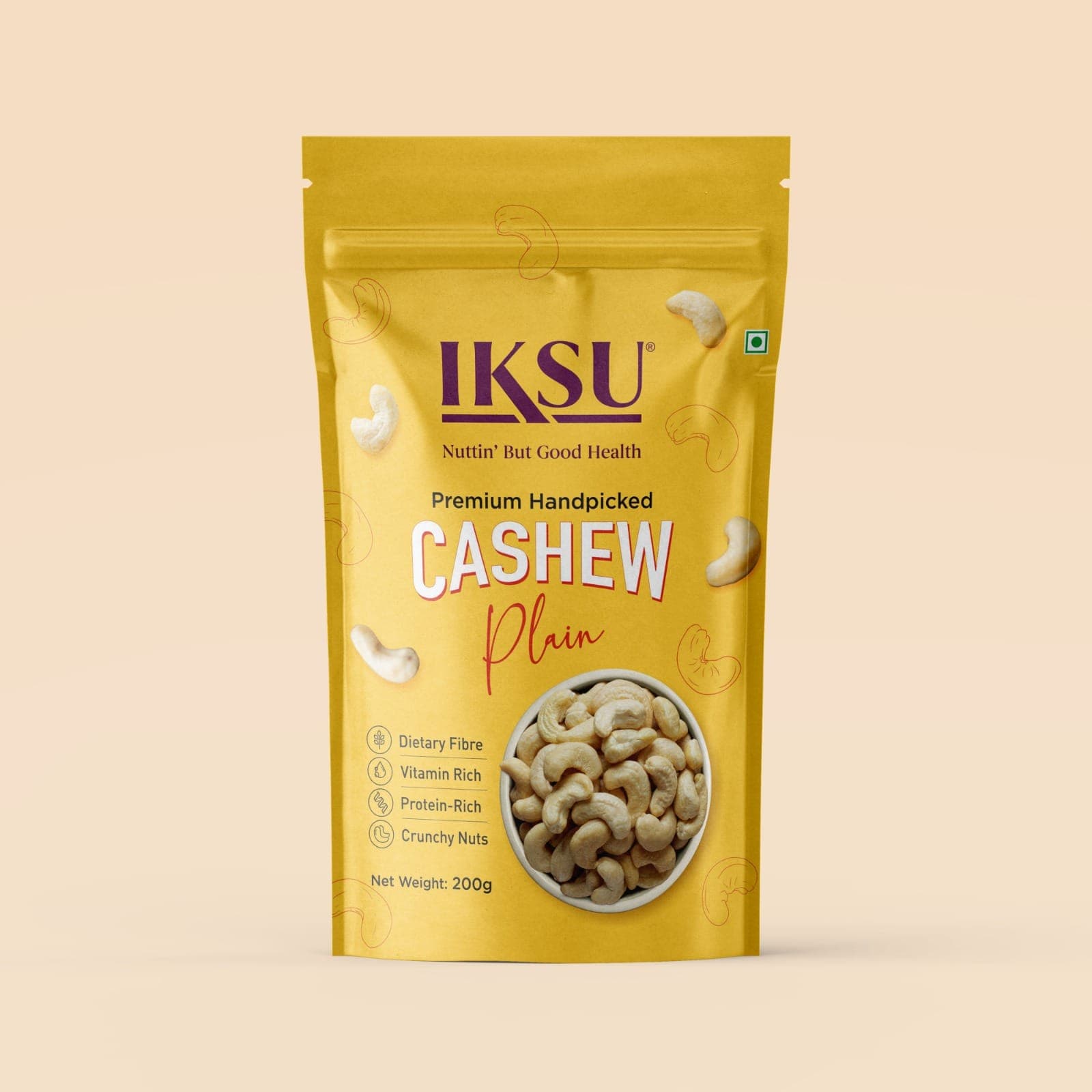 Premium Handpicked Cashew — Plain