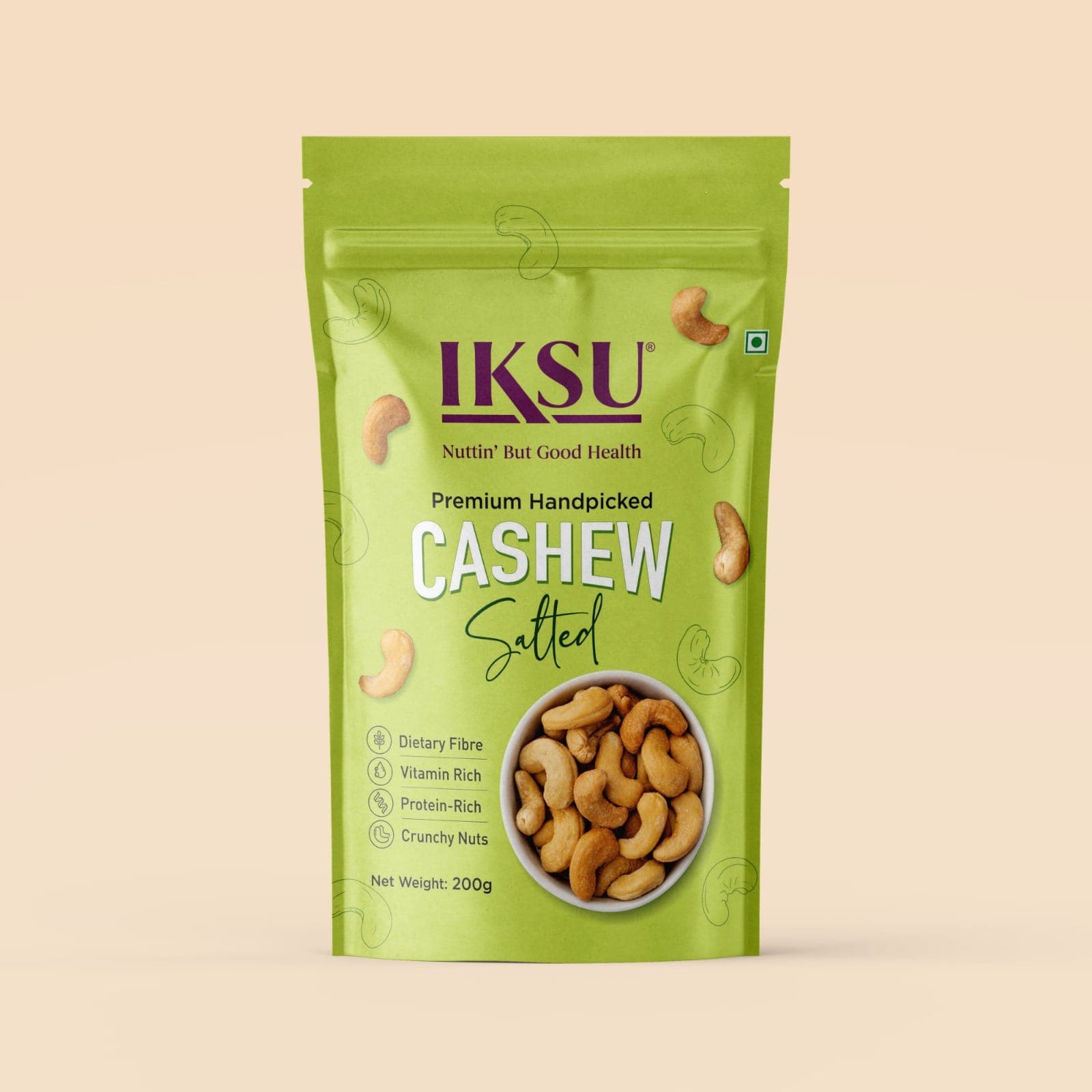Premium Handpicked Cashew — Salted